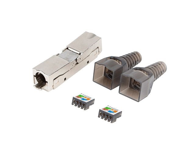 Lanberg PL2SA-6000TL Cat.6A FTP szerszám nélküli szerelhető toldó
