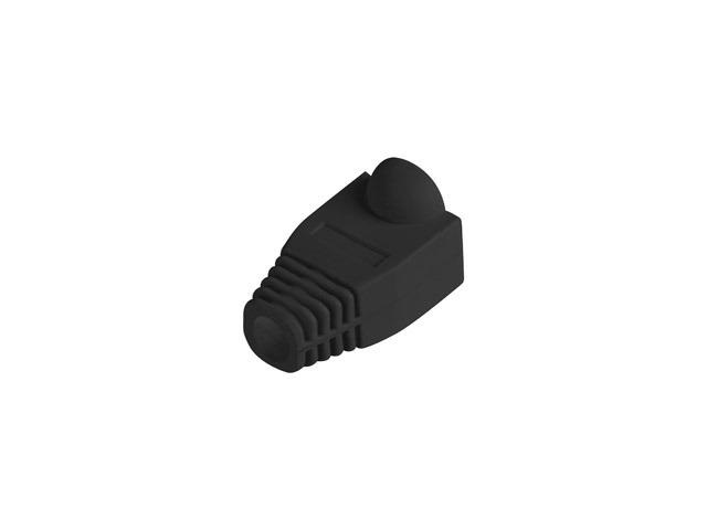 Lanberg PLB-1000-BK Rj45 fekete törésgátló 100db/csomag