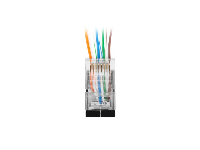 Lanberg PLS-5000 Cat.5e FTP RJ45 8P8C univerzális dugó 100db/csomag