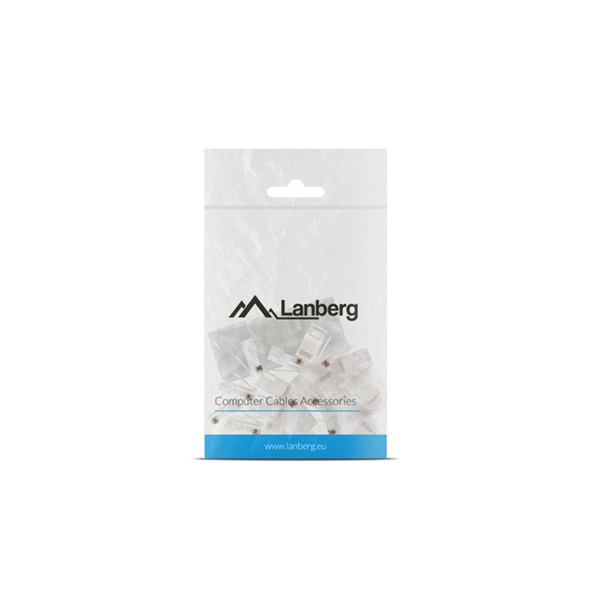 Lanberg PLU-6020 Cat.6 UTP 8P8C moduláris árnyékolatlan csatlakozó dugó 25db/csomag