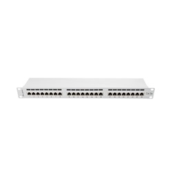 Lanberg PPS5-1024-S 19" 1U 24port Cat.5e FTP árnyékolt szürke patch panel