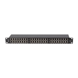 Lanberg PPS6-1048-B 19"/1U 48port Cat.6 FTP árnyékolt fekete patch panel
