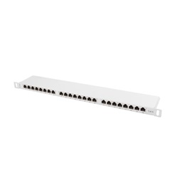 Lanberg PPU5-1024-S 19" 1U 24port Cat.5e UTP árnyékolatlan szürke patch panel