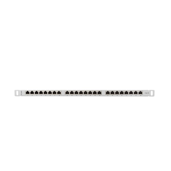 Lanberg PPU5-1024-S 19" 1U 24port Cat.5e UTP árnyékolatlan szürke patch panel