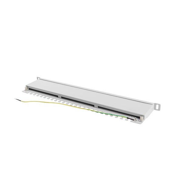 Lanberg PPU5-1024-S 19" 1U 24port Cat.5e UTP árnyékolatlan szürke patch panel