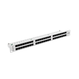 Lanberg PPU6-1048-S 19" 1U 48port Cat.6 UTP árnyékolatlan szürke patch panel