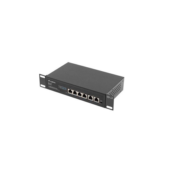 Lanberg RSFE-4P-2FE-60 4x100Mbps PoE+ LAN 2x100Mbps LAN port nem menedzselhető PoE switch