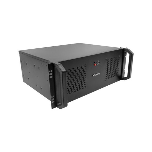 Lanberg SC01-3504-10B 19" 4U SZÉL:430mm MÉLY:350mm MAG:177mm táp nélküli rack szerver ház