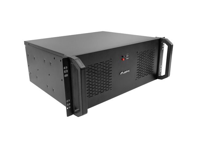 Lanberg SC01-3504-10B 19" 4U SZÉL:430mm MÉLY:350mm MAG:177mm táp nélküli rack szerver ház