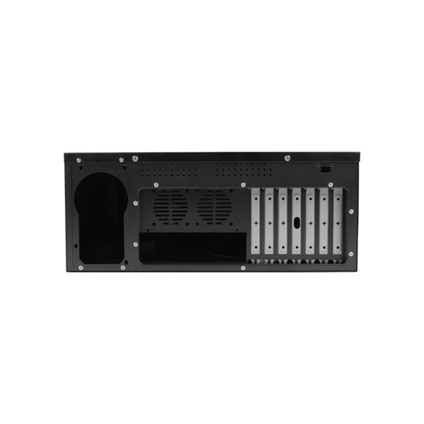 Lanberg SC01-3504-10B 19" 4U SZÉL:430mm MÉLY:350mm MAG:177mm táp nélküli rack szerver ház