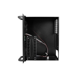 Lanberg SC01-3504-10B 19" 4U SZÉL:430mm MÉLY:350mm MAG:177mm táp nélküli rack szerver ház