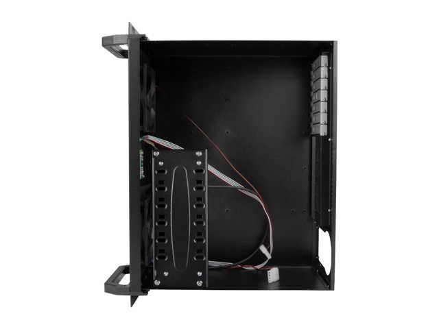 Lanberg SC01-3504-10B 19" 4U SZÉL:430mm MÉLY:350mm MAG:177mm táp nélküli rack szerver ház