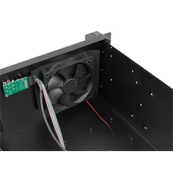 Lanberg SC01-3504-10B 19" 4U SZÉL:430mm MÉLY:350mm MAG:177mm táp nélküli rack szerver ház