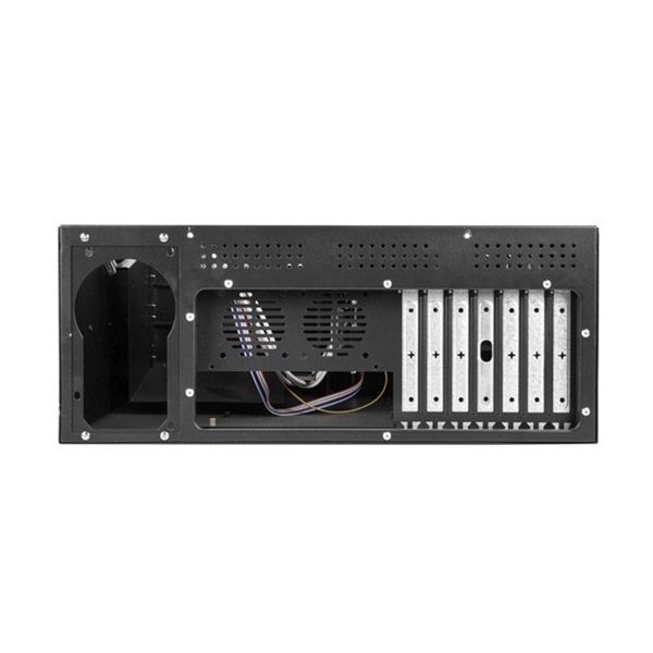 Lanberg SC01-4504-08B 19" 4U SZÉL:430mm MÉLY:450mm MAG:177mm táp nélküli rack szerver ház