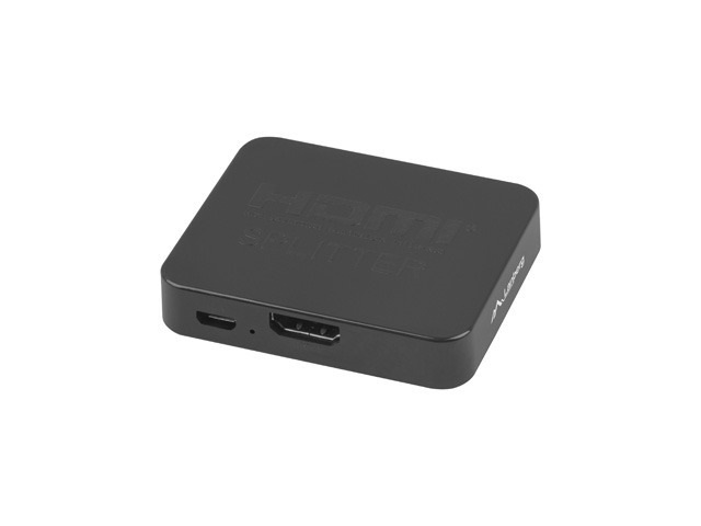 Lanberg SPV-HDMI-0002 HDMI->2x HDMI 4K + micro USB port fekete splitter