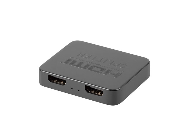 Lanberg SPV-HDMI-0002 HDMI->2x HDMI 4K + micro USB port fekete splitter