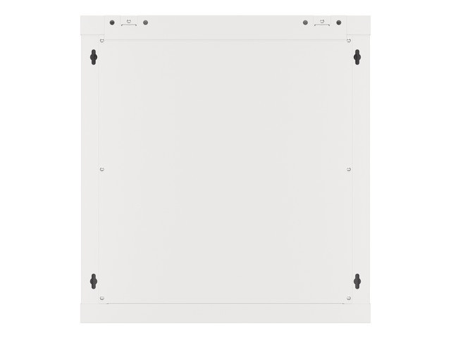 Lanberg WF01-6412-10S 19" 12U SZÉL:600mm MÉLY:450mm MAG:645mm lapraszerelt üvegajtós szürke fali rack szekrény