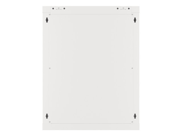 Lanberg WF01-6415-10S 19" 15U SZÉL:600mm MÉLY:450mm MAG:774mm lapraszerelt üvegajtós szürke fali rack szekrény