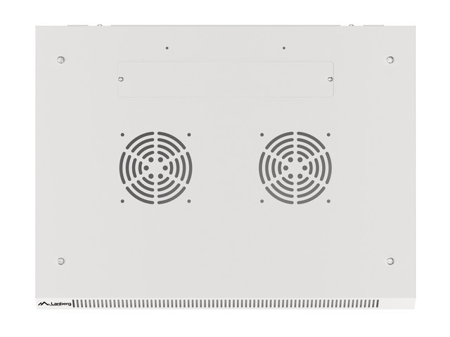 Lanberg WF01-6422-10S 19" 22U SZÉL:600mm MÉLY:450mm MAG:1085mm lapraszerelt üvegajtós szürke fali rack szekrény