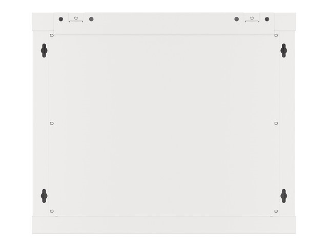 Lanberg WF01-6606-10S 19" 9U SZÉL:600mm MÉLY:450mm MAG:512mm lapraszerelt üvegajtós szürke fali rack szekrény
