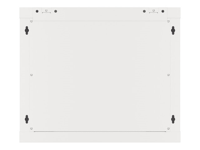 Lanberg WF01-6609-10S 19" 9U SZÉL:600mm MÉLY:600mm MAG:512mm lapraszerelt üvegajtós szürke fali rack szekrény