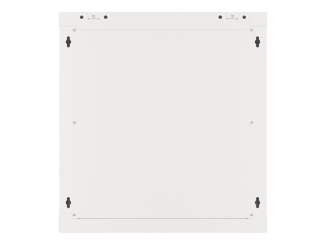 Lanberg WF01-6612-10S 19" 12U SZÉL:600mm MÉLY:600mm MAG:645mm lapraszerelt üvegajtós szürke fali rack szekrény
