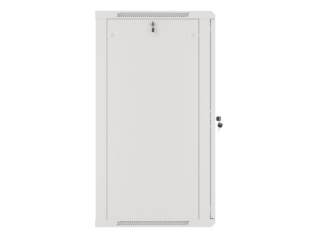 Lanberg WF01-6622-10S 19" 22U SZÉL:600mm MÉLY:600mm MAG:1085mm lapraszerelt üvegajtós szürke fali rack szekrény