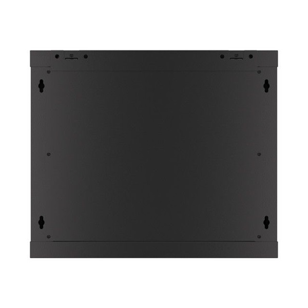 Lanberg WF01-6409-10B 19" 9U SZÉL:600mm MÉLY:450mm MAG:512mm lapraszerelt üvegajtós fekete fali rack szekrény