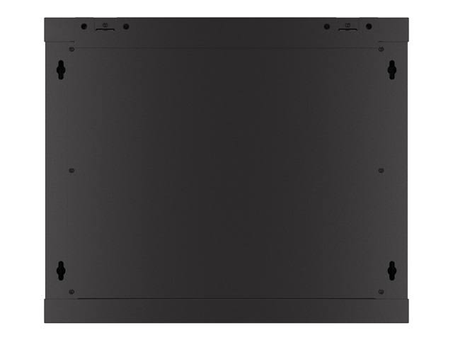 Lanberg WF01-6409-23B 19" 9U SZÉL:600mm MÉLY:450mm MAG:512mm lapraszerelt perforált ajtós fekete fali rack szekrény