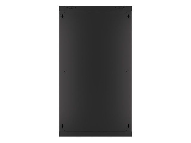 Lanberg WF01-6422-10B 19" 22U SZÉL:600mm MÉLY:450mm MAG:1085mm lapraszerelt üvegajtós fekete fali rack szekrény