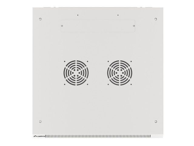 Lanberg WF01-6609-00S 19" 9U SZÉL:600mm MÉLY:600mm MAG:512mm lapraszerelt fémajtós szürke fali rack szekrény