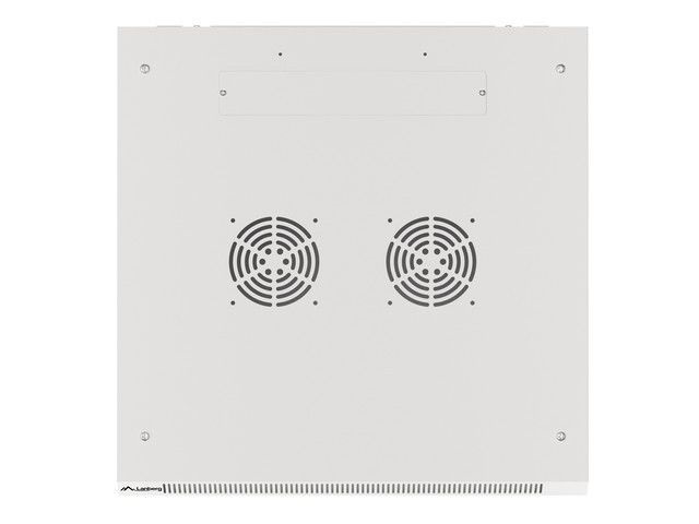 Lanberg WF01-6612-00S 19" 12U SZÉL:600mm MÉLY:600mm MAG:645mm lapraszerelt fémajtós szürke fali rack szekrény