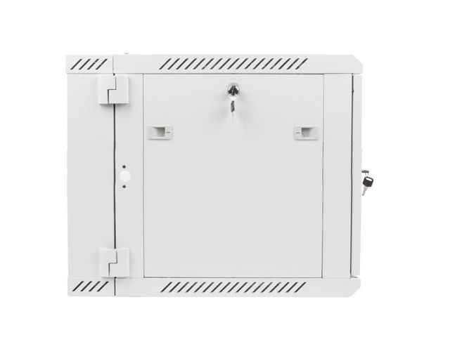 Lanberg WF02-6609-10S 19" 9U SZÉL:600mm MÉLY:600mm MAG:507mm lapraszerelt üvegajtós szürke kétrészes fali rack szekrény
