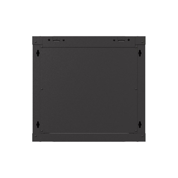 Lanberg WF03-5309-10B 19" 9U SZÉL:540mm MÉLY:350mm MAG:500mm lapraszerelt üvegajtós fekete fali rack szekrény
