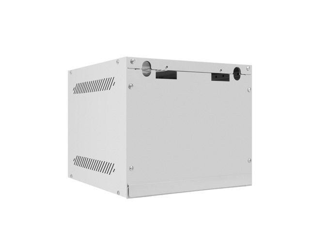 Lanberg WF10-2304-00S 10" 4U SZÉL:280mm MÉLY:310mm MAG:247mm lapraszerelt fémajtós szürke fali rack szekrény