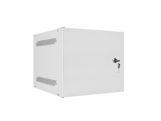 Lanberg WF10-2304-00S 10" 4U SZÉL:280mm MÉLY:310mm MAG:247mm lapraszerelt fémajtós szürke fali rack szekrény
