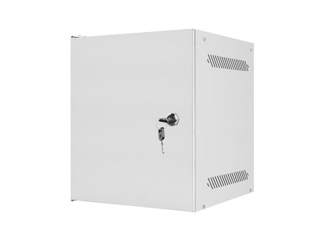 Lanberg WF10-2306-00S 10" 6U SZÉL:280mm MÉLY:310mm MAG:336mm lapraszerelt fémajtós szürke fali rack szekrény