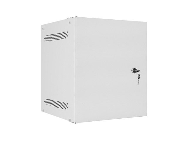 Lanberg WF10-2306-00S 10" 6U SZÉL:280mm MÉLY:310mm MAG:336mm lapraszerelt fémajtós szürke fali rack szekrény