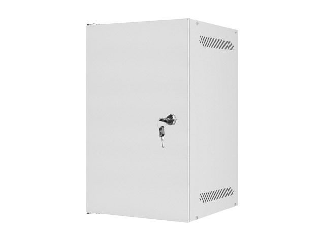 Lanberg WF10-2309-00S 10" 9U SZÉL:280mm MÉLY:310mm MAG:469mm lapraszerelt fémajtós szürke fali rack szekrény