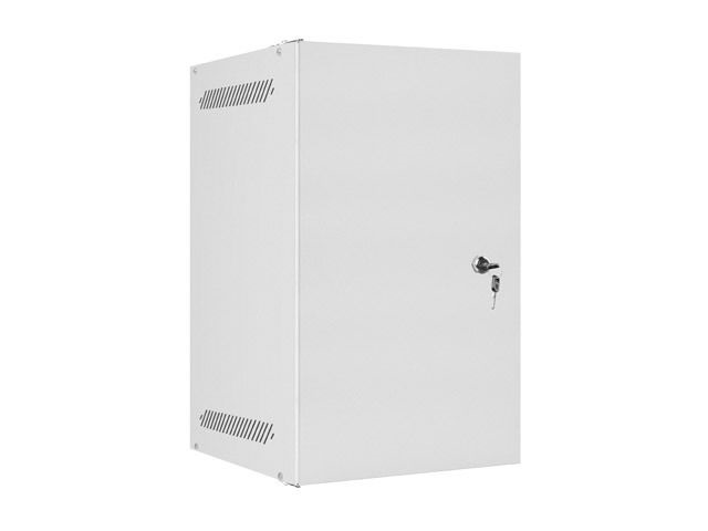Lanberg WF10-2309-00S 10" 9U SZÉL:280mm MÉLY:310mm MAG:469mm lapraszerelt fémajtós szürke fali rack szekrény