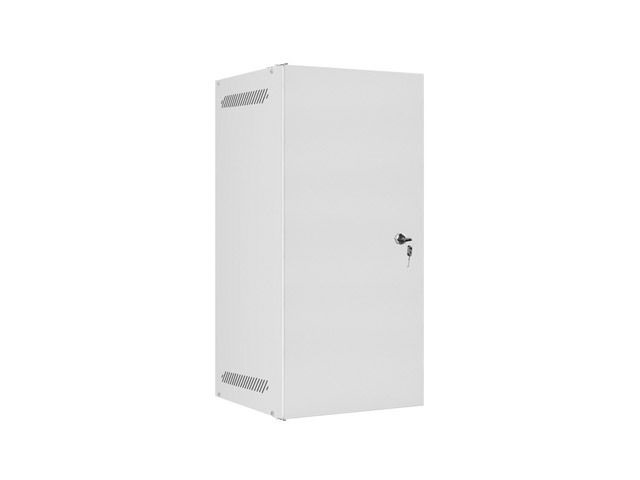 Lanberg WF10-2312-00S 10" 12U SZÉL:280mm MÉLY:310mm MAG:603mm lapraszerelt fémajtós szürke fali rack szekrény