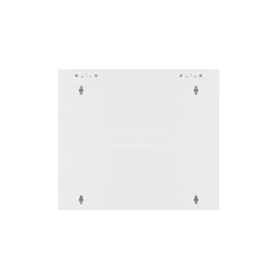 Lanberg WFFA-5409-10S 19" 9U SZÉL:570mm MÉLY:450mm MAG:500mm lapraszerelt üvegajtós szürke fali rack szekrény