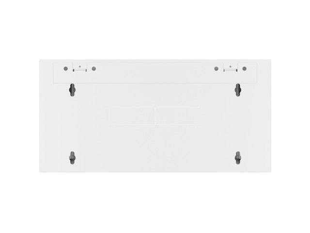 Lanberg WFFA-5604-10S 19" 4U SZÉL:570mm MÉLY:600mm MAG:277mm lapraszerelt üvegajtós szürke fali rack szekrény
