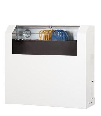 Lande LN-SLM504714-LG NETbox SOHO SLIMbox 19" 3U+2U fali rack szekrény függőleges kialakítás