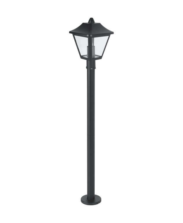 Ledvance Endura Classic Tradition 1xE27/IP44/1 m magas fekete kültéri állólámpa