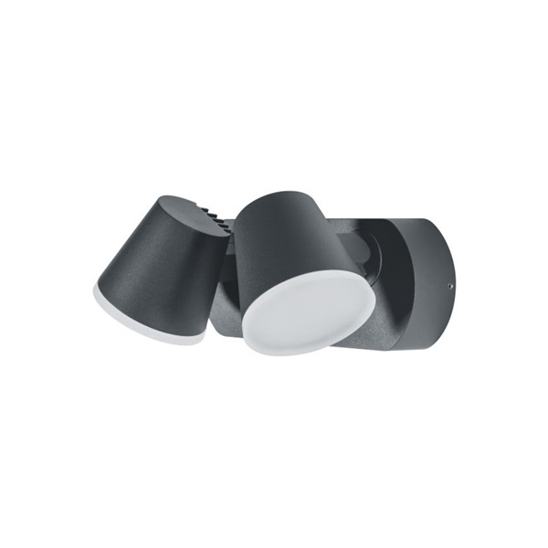 Ledvance Endura Style Midi Spot II 3000/ IP44/állítható fejekkel/20W sötétszürke kültéri fali LED lámpa