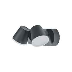 Ledvance Endura Style Midi Spot II 3000/ IP44/állítható fejekkel/20W sötétszürke kültéri fali LED lámpa