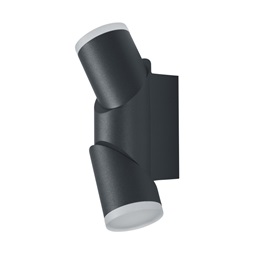 Ledvance Endura Style UpDown Flex 3000K/IP44/12,5W sötétszürke forgatható kültéri fali LED lámpa