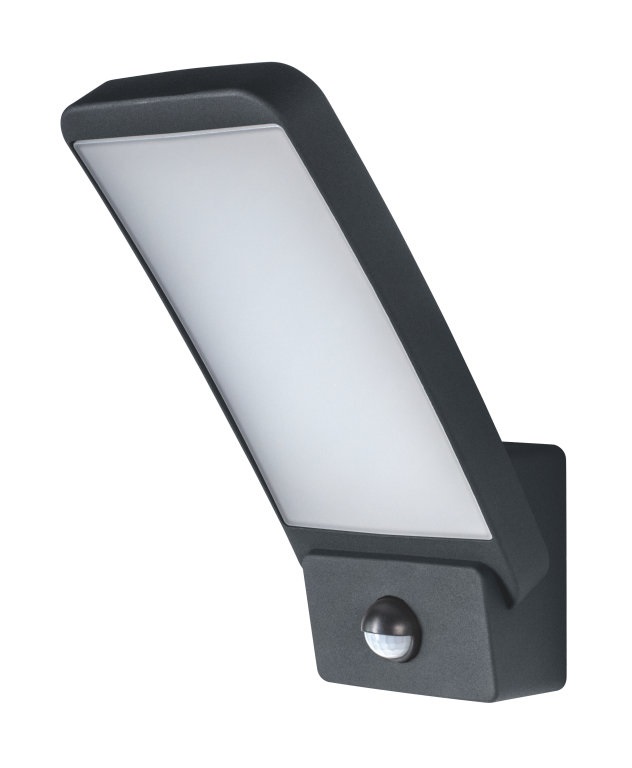 Ledvance Endura Style Wall Square 3000K/IP44/mozgásérzékelővel/15W sötétszürke kültéri fali LED lámpa