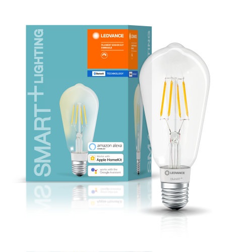 Ledvance Smart+ BT FIL edison fényforrás,DIM,6W 2700K E27 okostelefonnal,alkalmazással vezérelhető intelligens fényf.